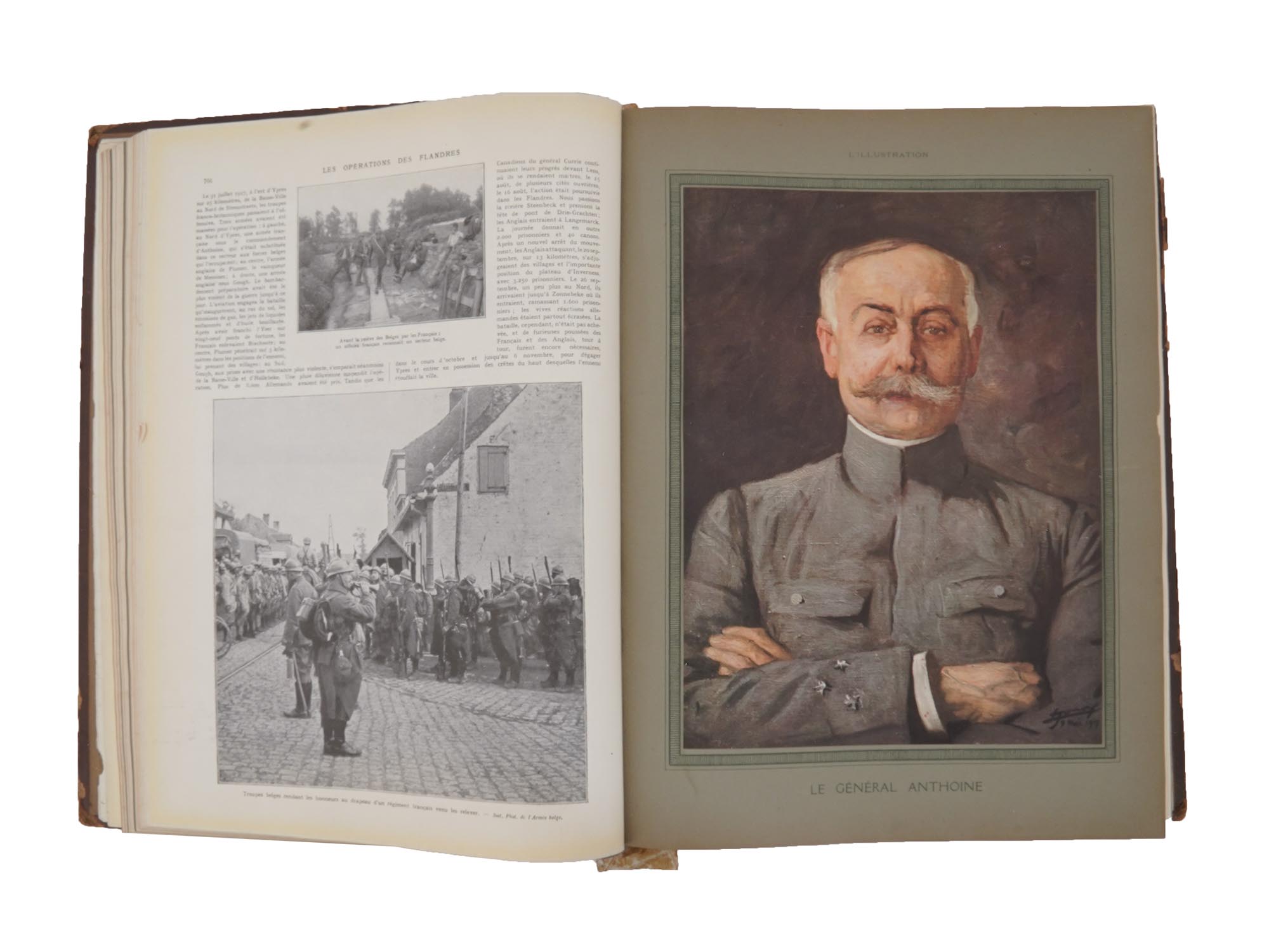 ANTIQUE FRENCH WORLD WAR I ALBUM IN TWO VOLUMES PIC-6